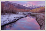 Inlet stream at sunrise.