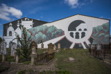 MURAL ON INDUSTRIAL COMPLEX WALL