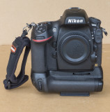 NIKON D800 DIGITAL SLR WITH ATTACHED MB-D12 MULTIPOWER BATTERY PACK 