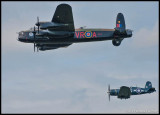 Avro Lancaster and F4U Corsair