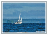 Sailboat on the Ottawa River: SERIES of Two Images