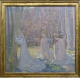 Maurice Denis, Figures dans un paysage de printemps (Le bois sacr), 1897