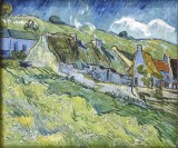 Van Gogh, Les chaumires, 1890