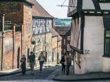 The top of Steep Hill