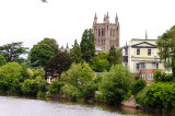 Hereford Cathedral from the river