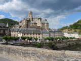 Last glimpse of Estaing (yes, that is the castle belonging to former president Valry Giscard dEstaing)