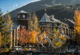 Olympic Plaza fall colour