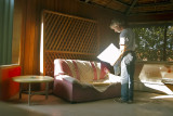 The photographer in Honiara planning the trip.    