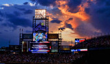 Seventh inning stretch, Coors Field, Denver, Colorado, 2014