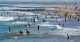 Weekend bathers, Imperial Beach, California, 2014