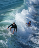 Sharing the wave, Imperial Beach, California, 2014