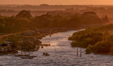 Nightfall on the Irrawaddy Delta, Burma, 2016