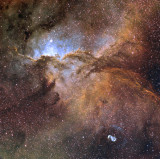NGC6188 Hubble Narrowband Palette 4 hours