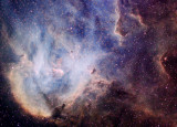 Running Chicken Hubble Narrowband 