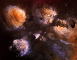 NGC6334  in narrowband 