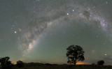 Milky Way Landscape Nosaic