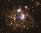 NGC1760 super bubble in the Large Magellanic Cloud
