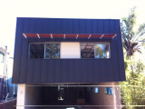 40A Rignold St SeaforthVertical Aluminium stain black standing seam cladding award winning job