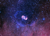 NGC6164 Delicate flower like nebula with shock wave