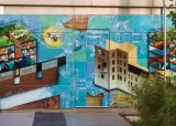 East Village Riverwalk Mural