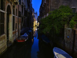 Small canal in blue...