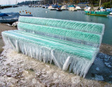 Polar bears bench...