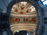 Baroque ceiling...