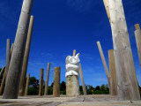 la sculpture sur le quai