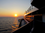 Lever de soleil en mer Égée