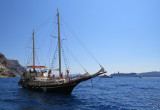 voilier  Santorin