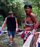 excursion  une cascade du rio Chagres avec les Embera