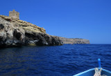 Promenade en bateau  la Grotte bleue, Malte