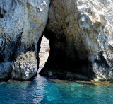 Promenade en bateau  la Grotte bleue, Malte