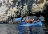 Promenade en bateau  la Grotte bleue, Malte