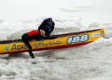 Course en canot  glace, Portneuf 2015