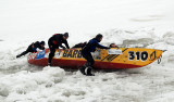 Course en canot  glace, Portneuf 2015