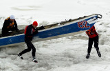Course en canot à glace, Portneuf 2015