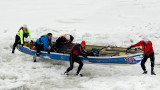 Course en canot à glace, Portneuf 2015