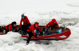 Course en canot à glace, Portneuf 2015