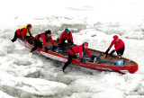 Course en canot à glace, Portneuf 2015