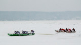 Course en canot à glace, Portneuf 2015
