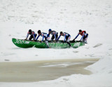 Course en canot  glace, Portneuf 2015