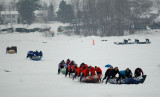 Course en canot à glace, Portneuf 2015