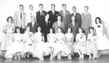 All left to right ...
Top row: David Ray; John Hofstead; Ron Vincent; Matt Diedrich) Gary Coy; Wayne (Jake) Peters; Ron Shurvel;
Middle row: Roberta Zado; Ernie Reimer (Principal); John Smith; Bob Michalchuk; Archie McNicholl (teacher);
Bottom row: Louise Bronconier; Brenda Smith; Margaret MacDonald; Ethel Diehl; Sharon Fraes; Pat Tylko; Sharon Galloway; Phoebe Newlove; Norah Gammon;