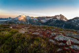Sunset at Hannegan Peak