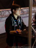 Terran player ForGG, from Team Millenium, preparing for a match