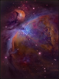 The great orion nebula - Hubble color mapped
