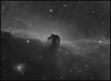 The Horsehead nebula Ha only