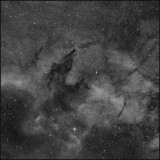 SL 17 dark nebula - Hydrogen Alpha only