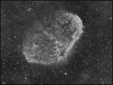 The Crescent Nebula - Hydrogen Alpha only